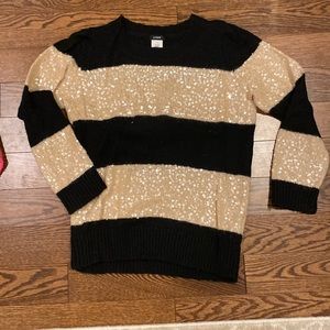 Jcrew sequence striped sweater.